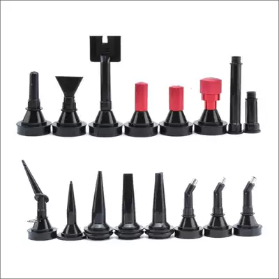 Soft glue gun structure glue gun stainless steel elbow glue nozzle door and window beak wave flat door edge sheet metal glue