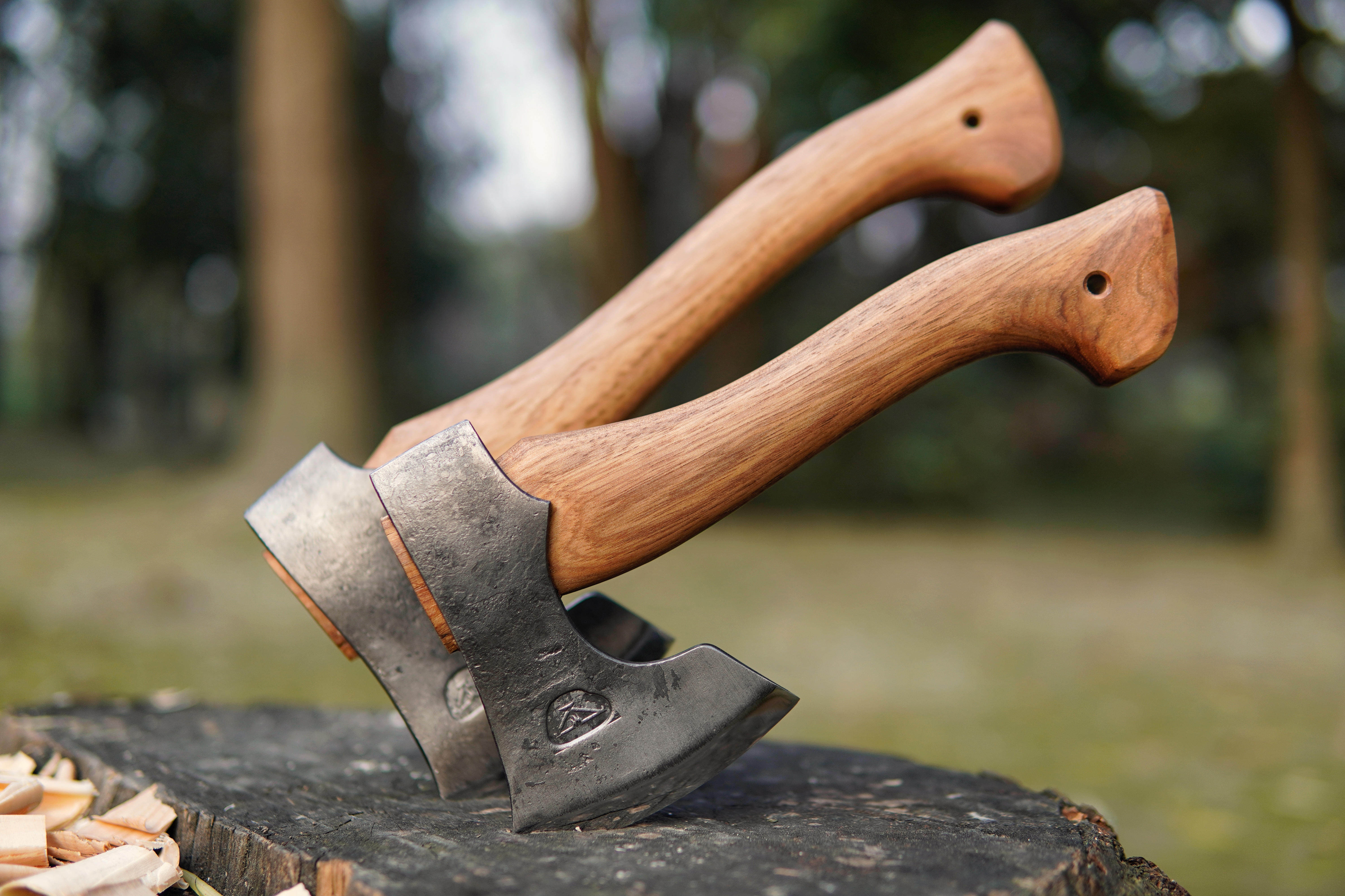 (Akiyama with) carving axe bushcraft outdoor hand axe camping carpentry scoop camp axe