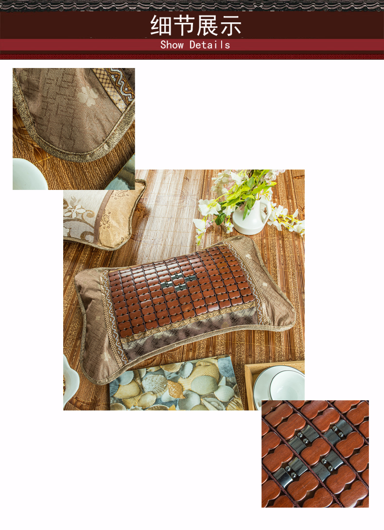 Mahjong Gối Carbonized Gối Ký túc xá sinh viên Dual Jasmine Cool Summer Ice Silk Thở cổ đặc biệt - Gối gối tựa sofa