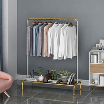  Indoor floor-to-ceiling household single-pole hanger Bedroom drying rack Simple hanger Simple drying clothes storage shelf