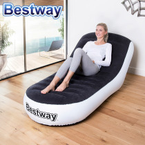  Bedroom lazy inflatable sofa single portable thickened air sofa folding lunch break recliner shaking sound net red model