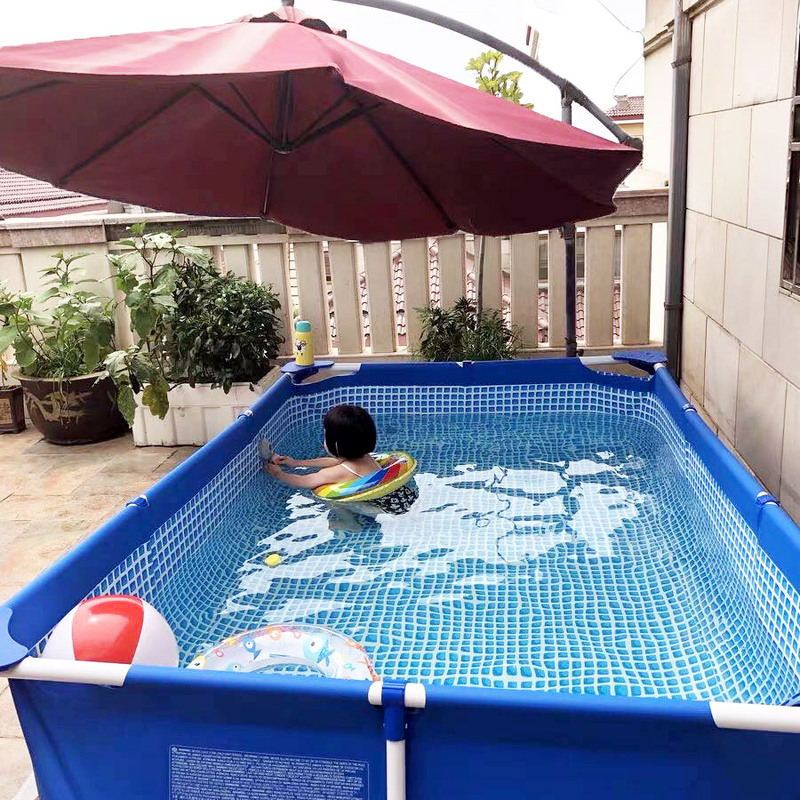 Extra-Large Adult Inflatable Swimming Pool for Children, Home Use, No Inflation Required, Thickened Outdoor Pool for Big Kids
