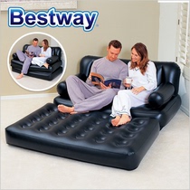 Double inflatable sofa bed home outdoor lazy air sofa tatami simple recliner folding bed internet celebrity model