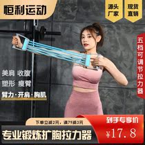 Tensor for male and female pull rope to expand chest abdominal trainer thin legs and arm strength fitness equipment household