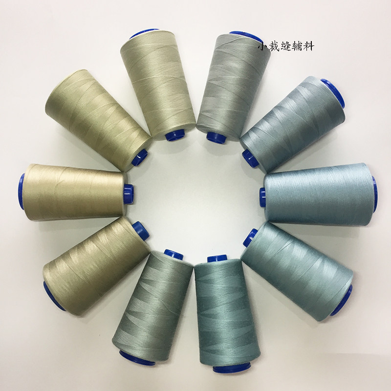 Polyester fiber 402 high-speed pagoda thread bean gray hand sewing needle thread bean green sewing thread light green ordinary sewing thread
