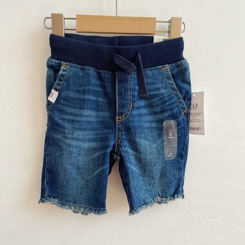 Gap Brand Discount Summer Casual Versatile Shorts for Boys and Girls, 99% Cotton Denim Shorts, Special Price, No Returns or Exchanges