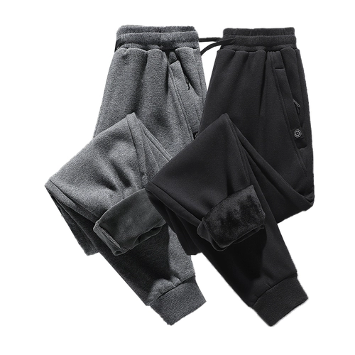 Флисовые демисезонные утепленные модные трендовые штаны для отдыха, оверсайз, свободный крой