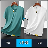 Зеленый, белый