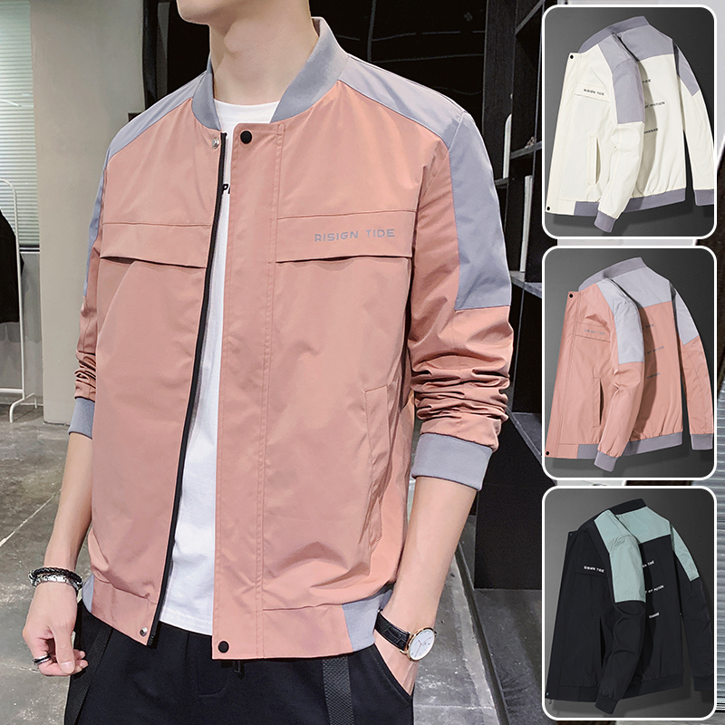 Men's Fashion Spring Dress 2022 New Men's Baseball Suit Youth Trend Korean Version Tooling Jacket Casual Jacket Man