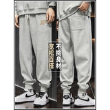 Мужской осенний спортивный костюм для отдыха, толстовка, штаны, комплект, свободный крой