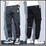 Мужские весенние осенние штаны, свободный крой