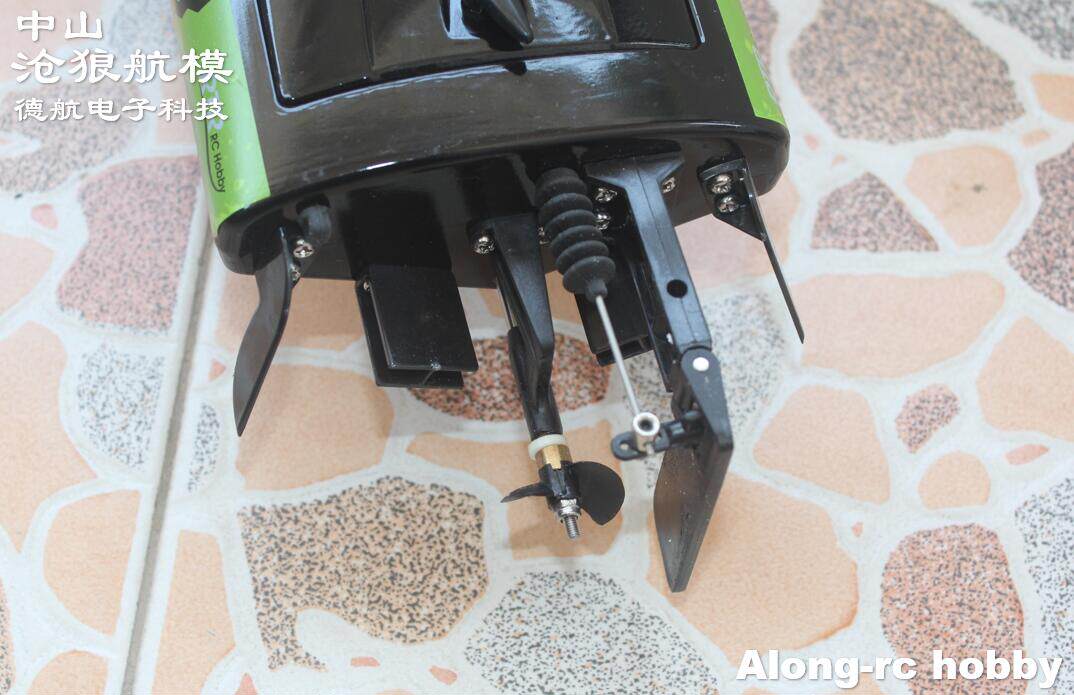 Лодка на электро-, радиоуправлении 沧狼航模 欧兰斯遥控船797-4高速水冷无刷电机遥控快艇防翻带后退 OTHER