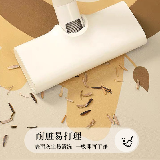 卧室地毯可爱儿童房加厚防滑垫子阅读区主卧床前长条全铺地垫耐脏