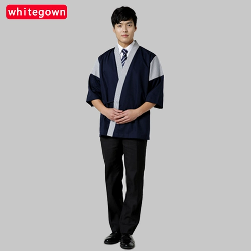 Японский стиль шеф -повара обслуживание мужская короткая -накал