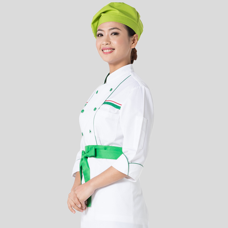Veste chef cuisinier WHITEGOWN en coton - Ref 1907761 Image 14