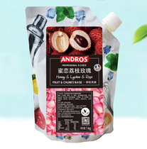 Andrew honey lychee rose paste granulated jam coffee dessert bubble water milk tea mousse fruit paste