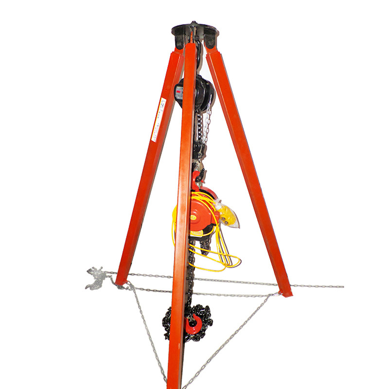 New pint hyacinth bracket telescopic tripod electric crane lifting triangle bracket hand pulling crane bracket