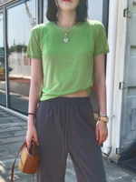 Луна!618 Отличные летние новые предметы первой необходимости 18 Shin Seamless Complete Integrated жемчужный шелковый шелковый фундамент Basic Thinth Trip T