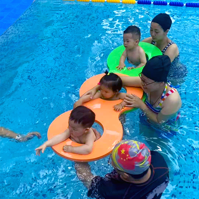 Parenting Swimming Teaching Aids Floating Board 8 Words Floating Board Eco-friendly EVA Swimming Pool Children Floating Mattresses Dongle Waterboard