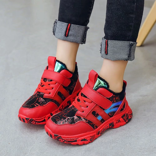 Утепленная демисезонная детская удерживающая тепло обувь для мальчиков, 2019, осенняя, подходит для подростков