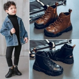 Martens, флисовые зимние демисезонные детские сапоги для мальчиков, 2020 года, подходит для подростков