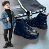 Martens, флисовые зимние демисезонные детские сапоги для мальчиков, 2020 года, подходит для подростков