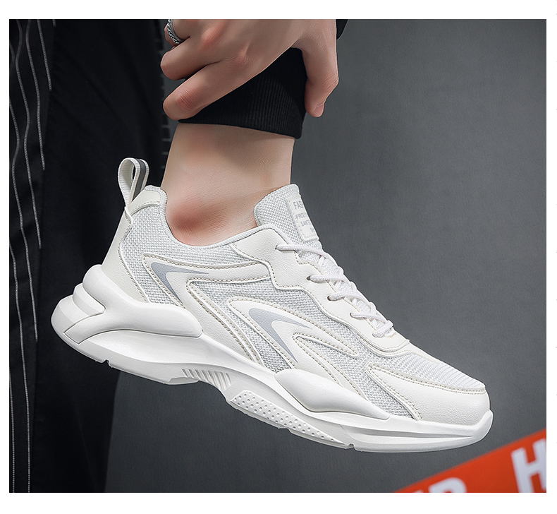 透气网面休闲运动跑步鞋