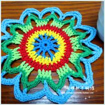 Tao elegant pure handmade crochet hook cotton lace hollow woven table mat coaster tablecloth tablecloth 26 color customized