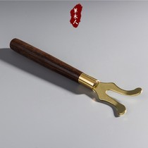 Grass Japanese iron pot special pot fork iron pot clamp pot lid Fork copper pot clamp pot lid tea ceremony accessories tea set