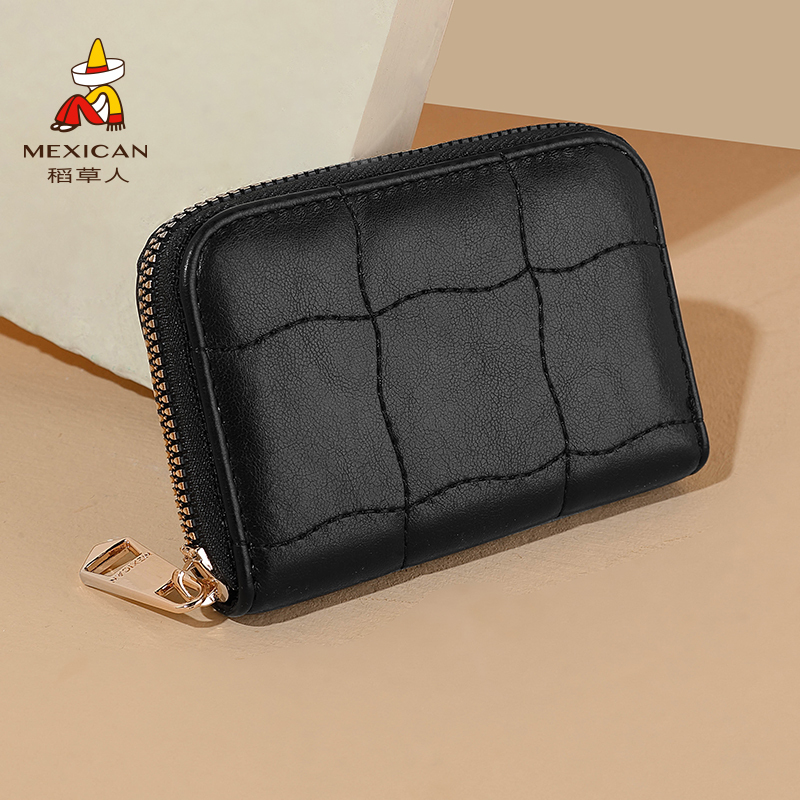 Scarecrow Card Holder 2026 New Model Women's Id Card Holder Coin Purse Bank Card Multi-Slot Compact Wallet for Women