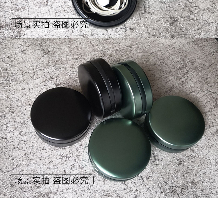lưu trữ Headphone túi nén hộp phụ kiện kim loại nhôm Bluetooth earplugs nhỏ kỹ thuật số gói nhập học đơn giản - Lưu trữ cho sản phẩm kỹ thuật số vỏ đựng airpod pro