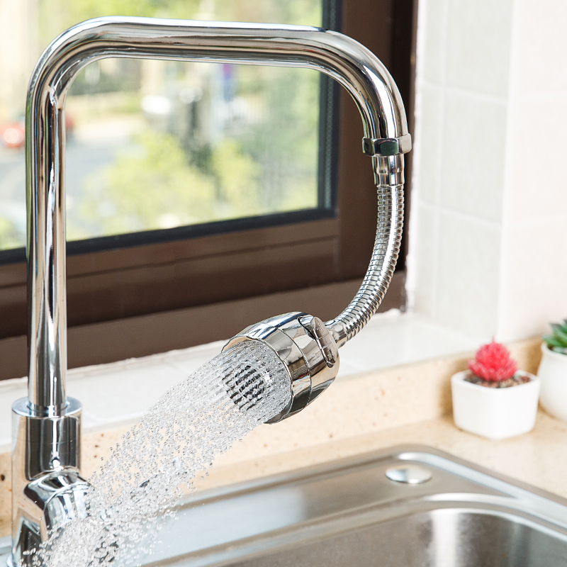 Home Tap Anti-Splash Nozzle Extension Universal Sprinkler Head Shower Styling Filter Rotary Kitchen Water-saving Bubbler