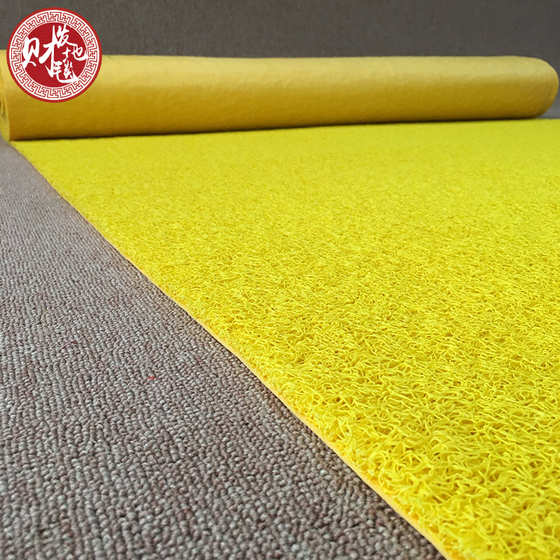 3a nhựa PVC quay mat dày lên thang máy cửa mat khách sạn chào đón không trượt thảm đỏ không thấm nước có thể được cắt