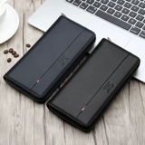 Septwolves, мужской длинный бумажник, кожаная сумка с петлей на руку, маленькая сумка клатч для отдыха, из натуральной кожи, воловья кожа