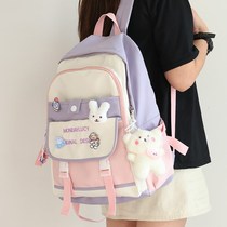 French SANDRO IFASHION schoolbag female third to sixth grade childrens backpack cute junior high school backpack