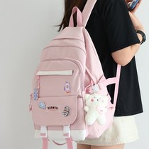 French SANDRO IFASHION schoolbag female Korean version backpack junior high school backpack third to sixth grade