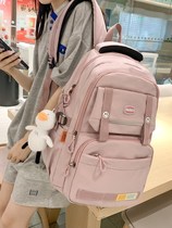 French SANDRO IFASHION large-capacity schoolbag junior high school students backpack middle school students decompression spine protection backpack