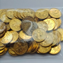 100 one bag of Russia 50 Gobbi coin diameter 19 5MM golden Russia 5 corner coins New