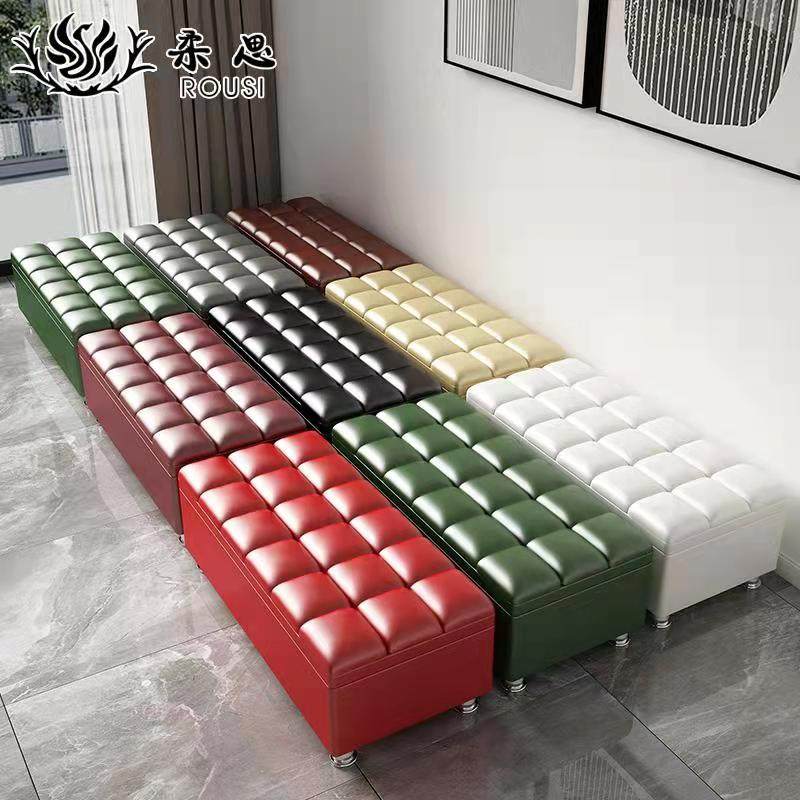 Shoe changing stool Domestic door Shoe cabinet Clothing Shop Tailment Storage Cloister room Sofa Stool Strip accommodating stool for sitting