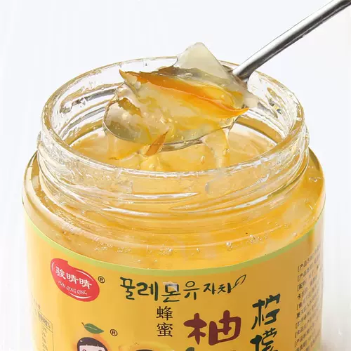 骏晴晴 Медовый грейпфрутовый лимонный чай 1 кг может выпить пропитанную воду, чтобы выпить жареное молоко чай ингредиенты ингредиенты фруктовые чай соус оптом