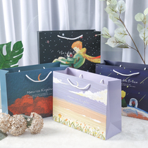 Yuesheng Kingdom handbag creative little Prince cloud painting Moonlight Girl gift bag gift wrapping paper bag