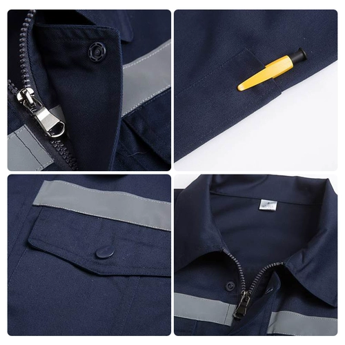 Летний износостойкий дышащий комбинезон, короткий рукав, оверсайз