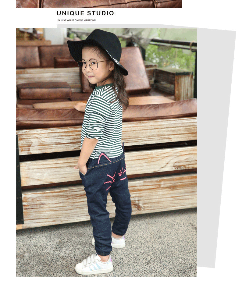 Bé gái 1-3 tuổi cộng quần jean nhung mặc quần lửng trẻ em mông to, quần legging dày mùa đông thời trang bé trai