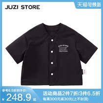 JUZI STORE childrens clothing spandex nylon basic tops cardigan unisex boys and girls 1924212