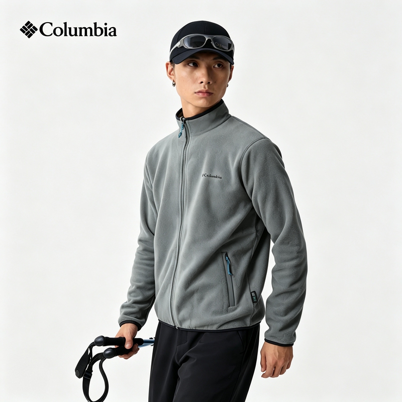 Columbia Men's 26 Autumn/Winter New Outdoor Warm Casual Stand Collar Fleece Jacket Ae8934 Columbia Men's 26 Autumn/Winter New Outdoor Warm Casual Stand Collar Fleece Jacket Ae8934