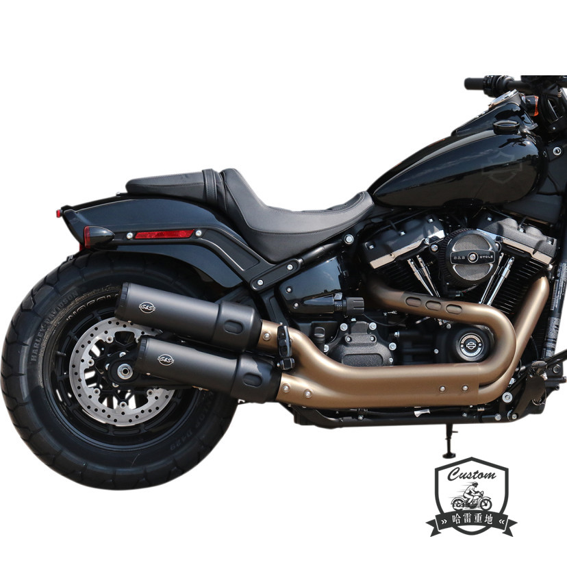 2018 / phần Harley đuôi mềm Phân bón SS ống xả chất béo bạo chúa đuôi đen - Ống xả xe máy ốp pô xe vision