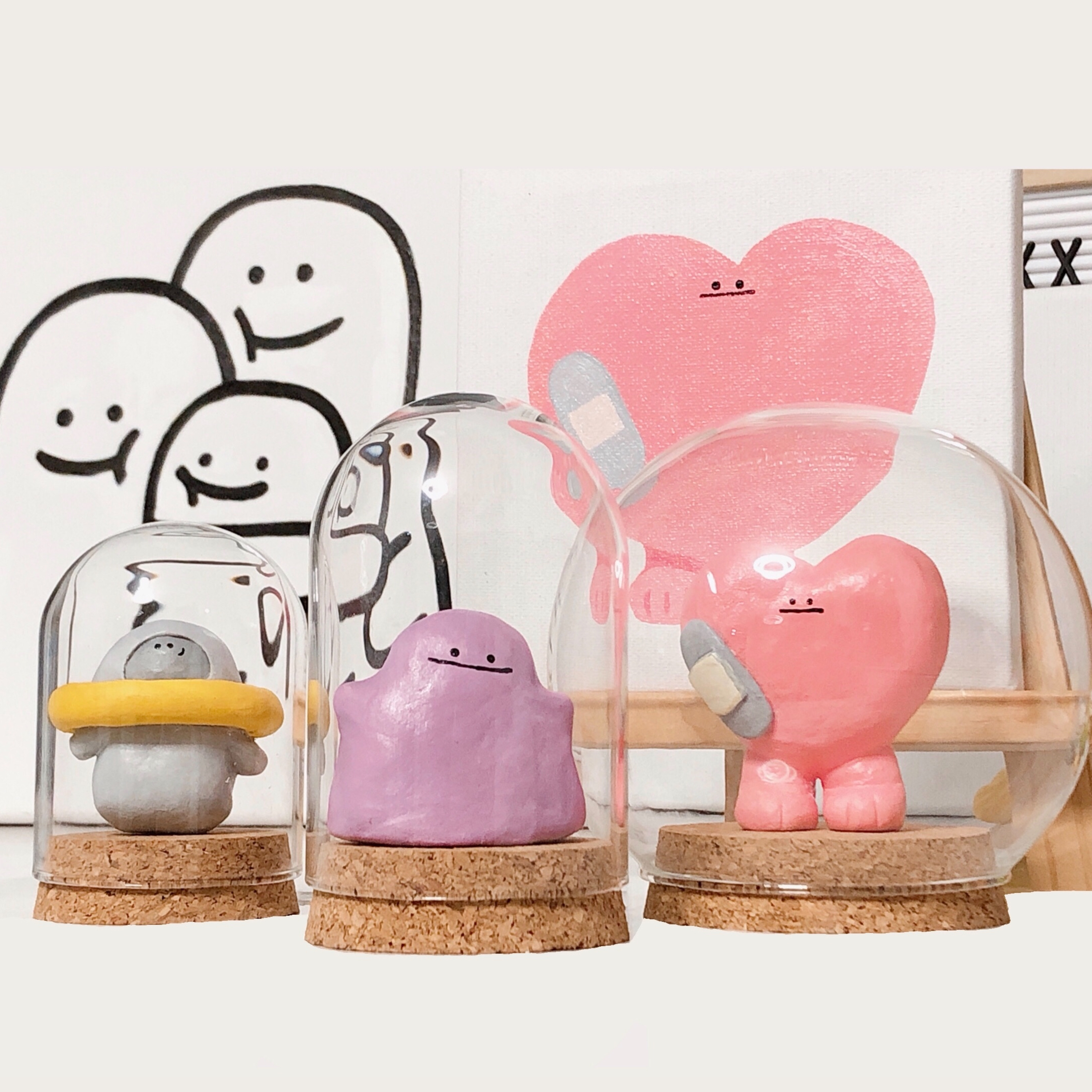 Heixiu stone plastic clay material wrapped DIY doll handmade creative handmade gift