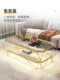Coffee Table, Light Luxury, Modern, Small Apartment, Living Room, Home Use, Simple Tempered Glass, Leisure, Barber Shop, Home Theater, Trendy