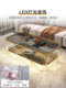 Coffee Table, Light Luxury, Modern, Small Apartment, Living Room, Home Use, Simple Tempered Glass, Leisure, Barber Shop, Home Theater, Trendy