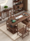 New Chinese-Style North American Black Walnut Solid Wood Console Table, Song Dynasty Aesthetics, Living Room Home Use Side Table, Entryway Hall Table